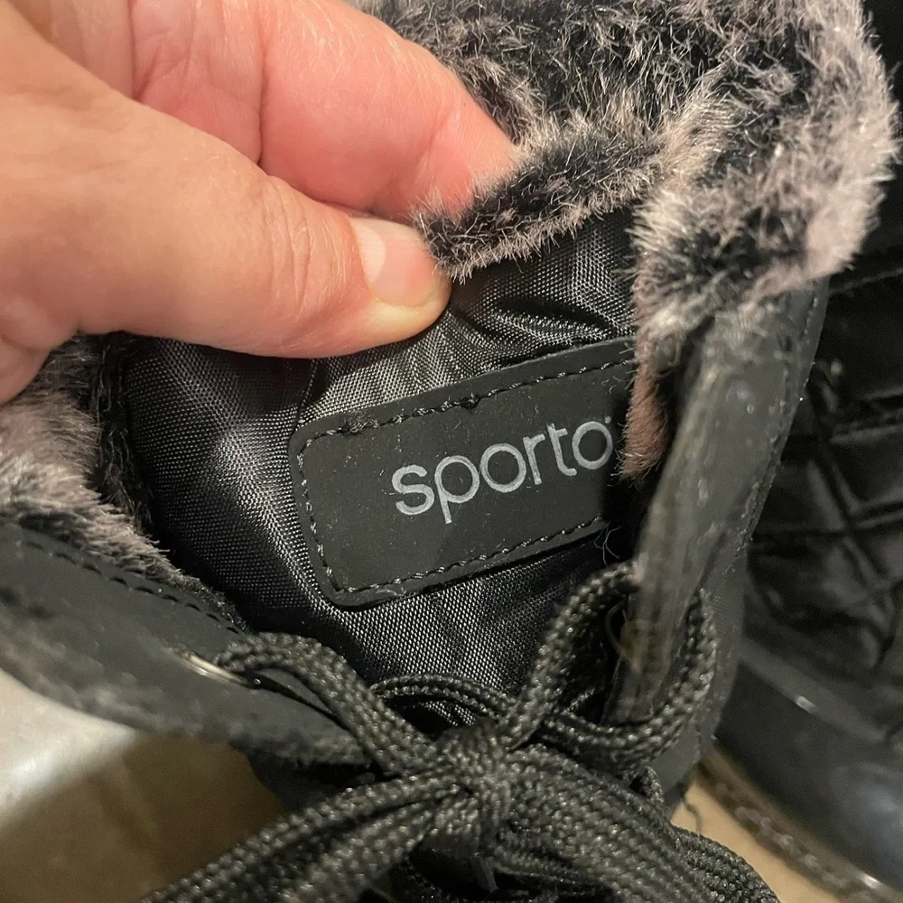 Sporto Women's Black Winter Boots